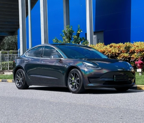 Glossy Laser Black Car Vinyl Wrap review 