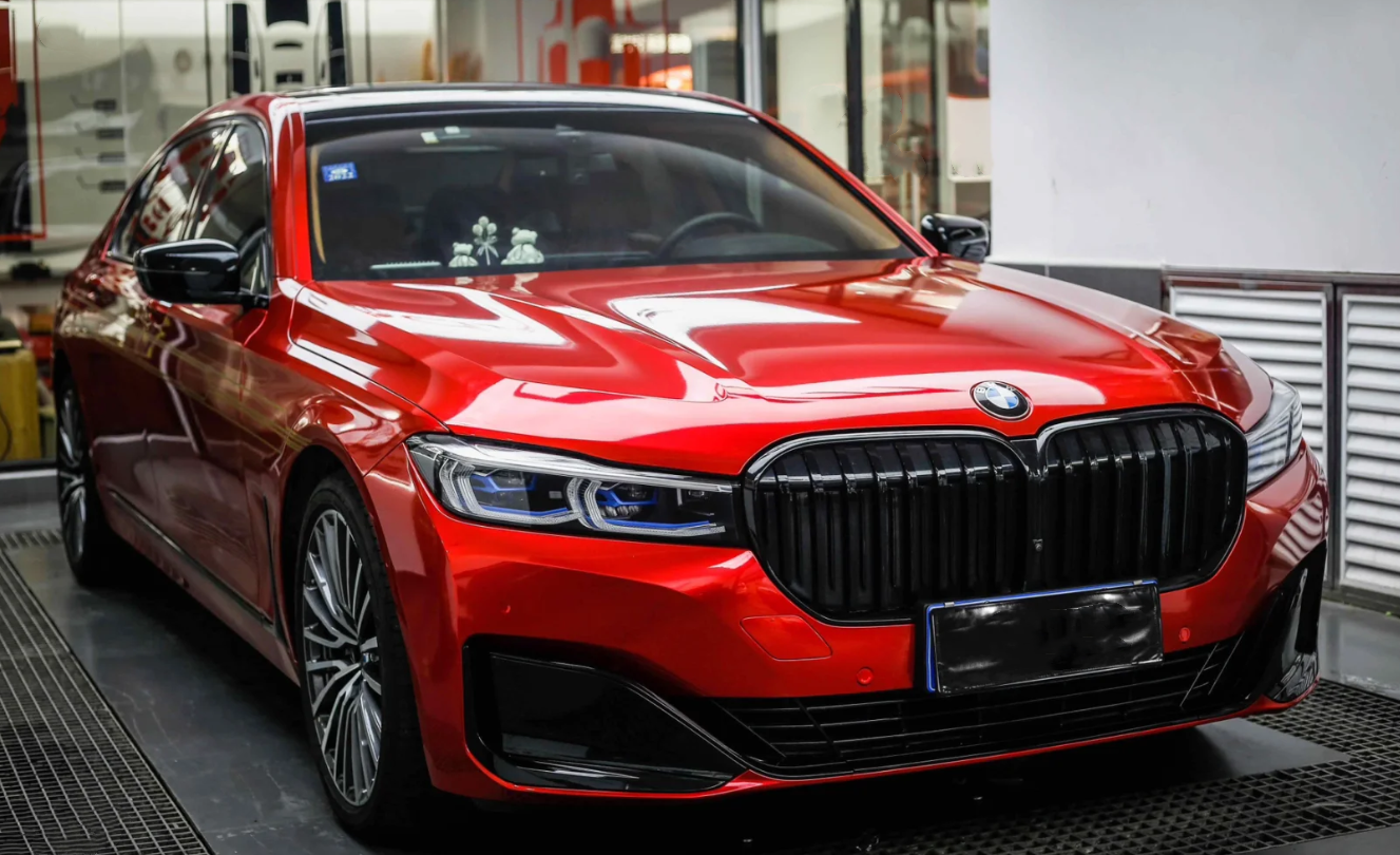 Gloss Metallic Vampire Red Car Vinyl Wrap review 0