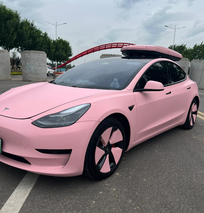 Quality Super Matte Rose Pink Car Vinyl Wrap For Sale | Carwraponline.com