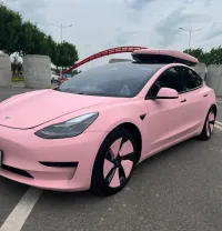  Super Matte Rose Pink Car Vinyl Wrap review 0