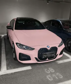  Super Matte Rose Pink Car Vinyl Wrap review 	JohnnyRem