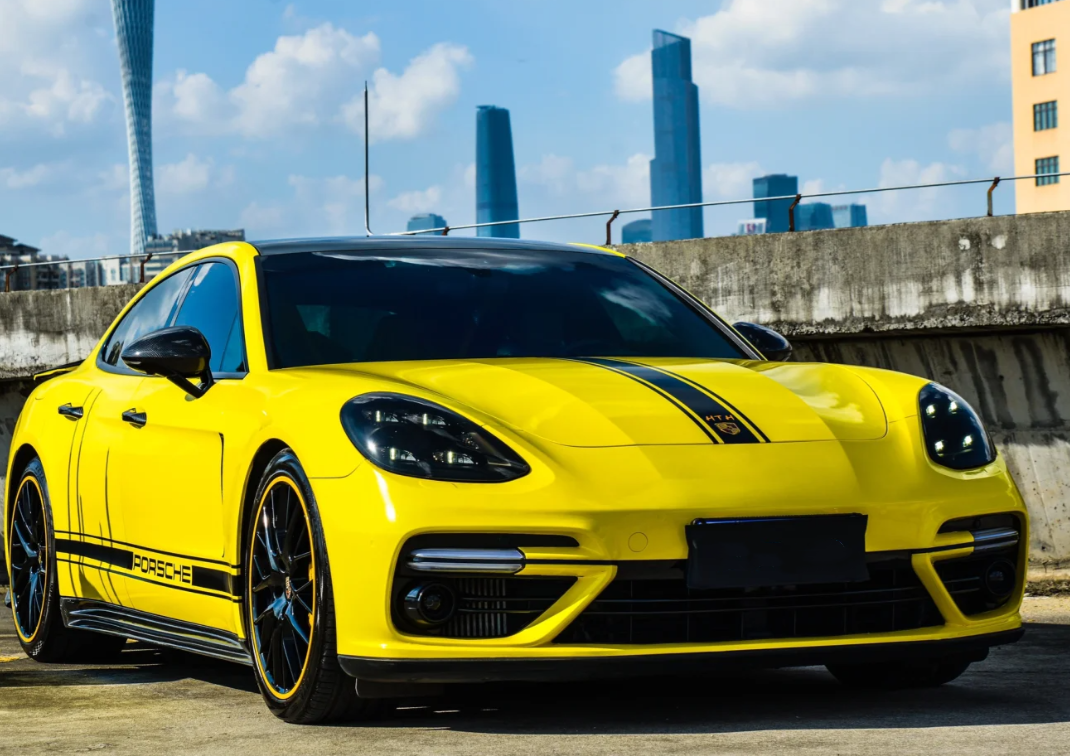 Super Gloss Yellow Car Vinyl Wrap review Dreashawn 04