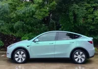  Candy Metallic Grey Green Car Vinyl Wrap review 1