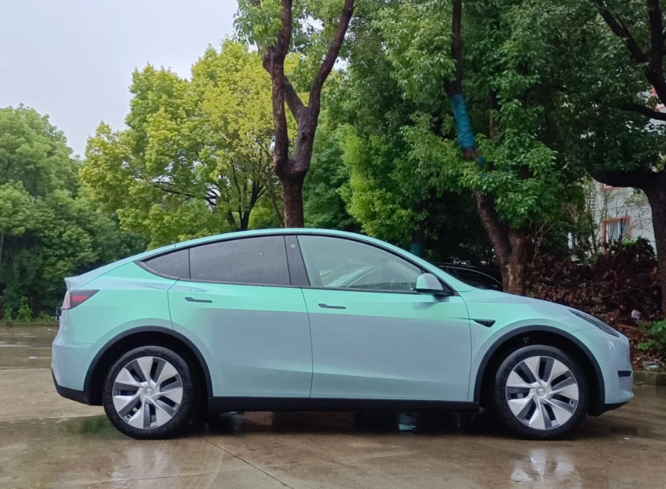 Candy Metallic Grey Green Car Vinyl Wrap review Miranda 03