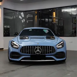 Super Gloss China Blue Car Vinyl Wrap review 	dean 01