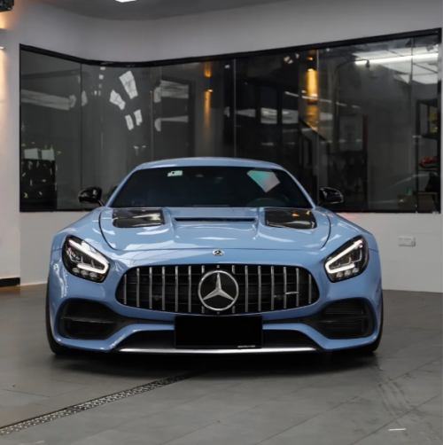 Super Gloss China Blue Car Vinyl Wrap review 