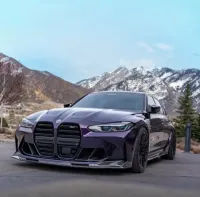 PET Gloss Metallic Midnight Purple Car Vinyl Wrap review 0