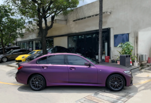 Matte Metallic Purple Car Vinyl Wrap review 