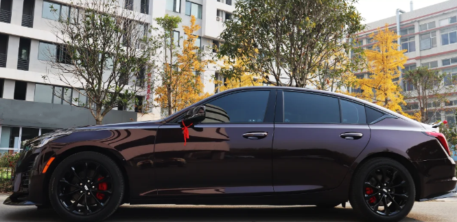 Gloss Tourmalie Red Car Vinyl Wrap review Tom N 02