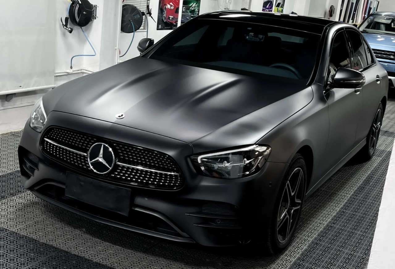 Matte Black Car Vinyl Wrap review Mike Phan 01