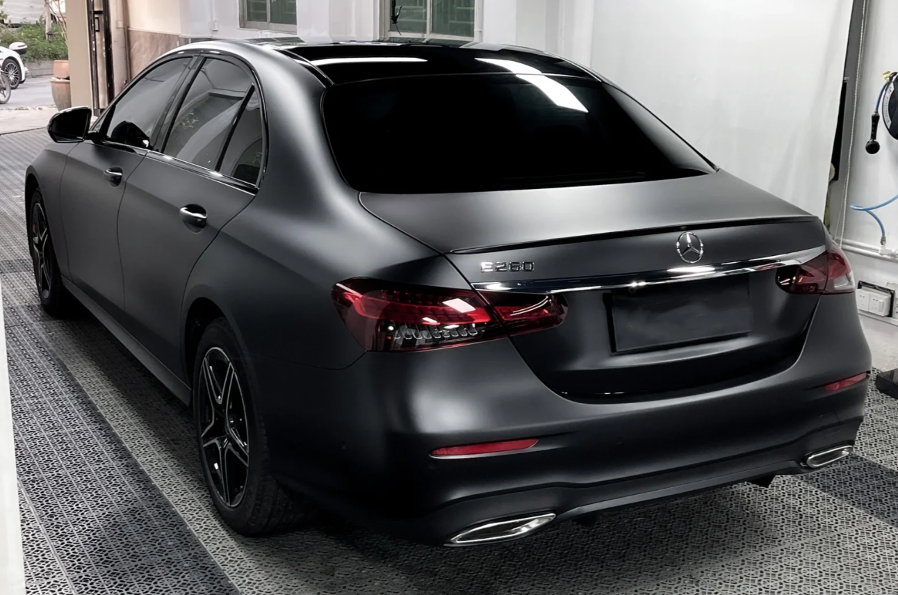 Matte Black Car Vinyl Wrap review Mike Phan 02