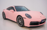  Super Matte Rose Pink Car Vinyl Wrap review 0