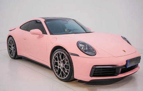  Super Matte Rose Pink Car Vinyl Wrap review 