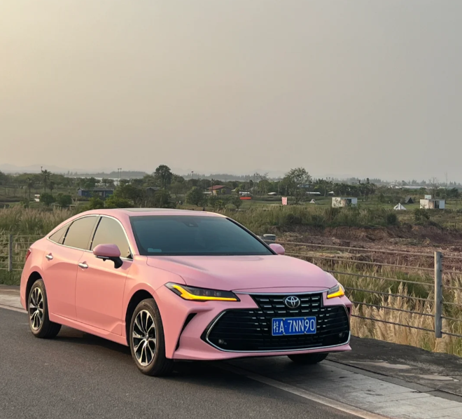  Super Matte Rose Pink Car Vinyl Wrap review Blaine T. Jones 01