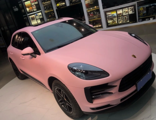  Super Matte Rose Pink Car Vinyl Wrap review 