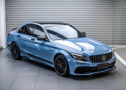 Super Gloss China Blue Car Vinyl Wrap review 