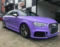 TPU Super Gloss Lavender Purple Car Vinyl Wrap review 2