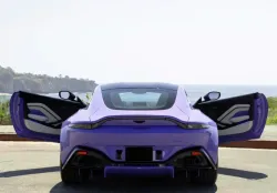Super Gloss Lavender Purple Car Vinyl Wrap review 	Brooks 03