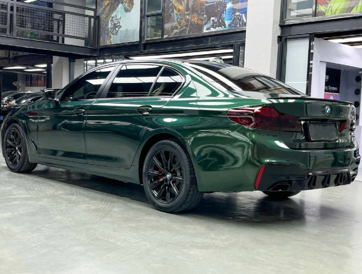 Gloss Metallic Midnight Green Car Vinyl Wrap review ldkl 02