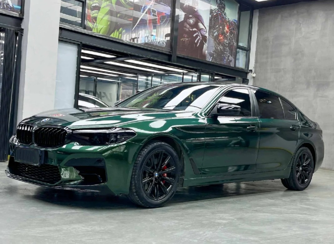 Gloss Metallic Midnight Green Car Vinyl Wrap review ldkl 03