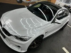 Gloss Pearl White Car Vinyl Wrap review 	Erik Aguilar 02