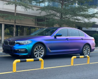 Matte Diamond Purple Blue Car Vinyl Wrap review 1