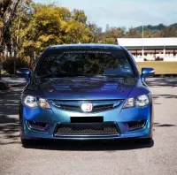 Gloss Diamond Purple Blue Car Vinyl Wrap review 0