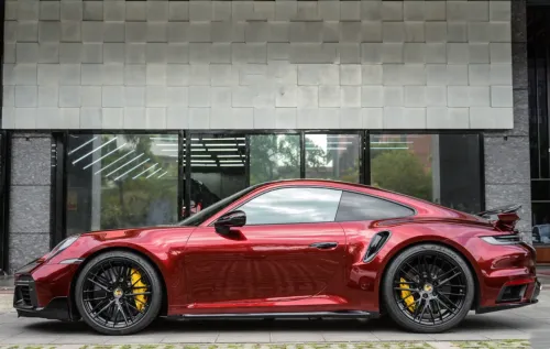  Liquid Metallic Dragon Blood Red Car Vinyl Wrap review 