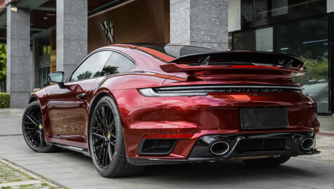  Liquid Metallic Dragon Blood Red Car Vinyl Wrap review 1