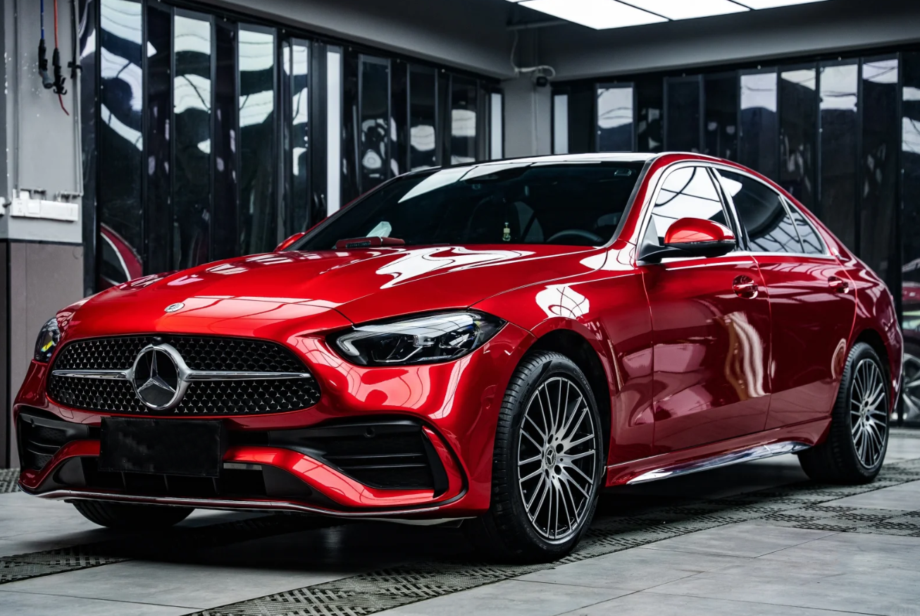 Gloss Metallic Cherry Red Car Vinyl Wrap review Miguel 01