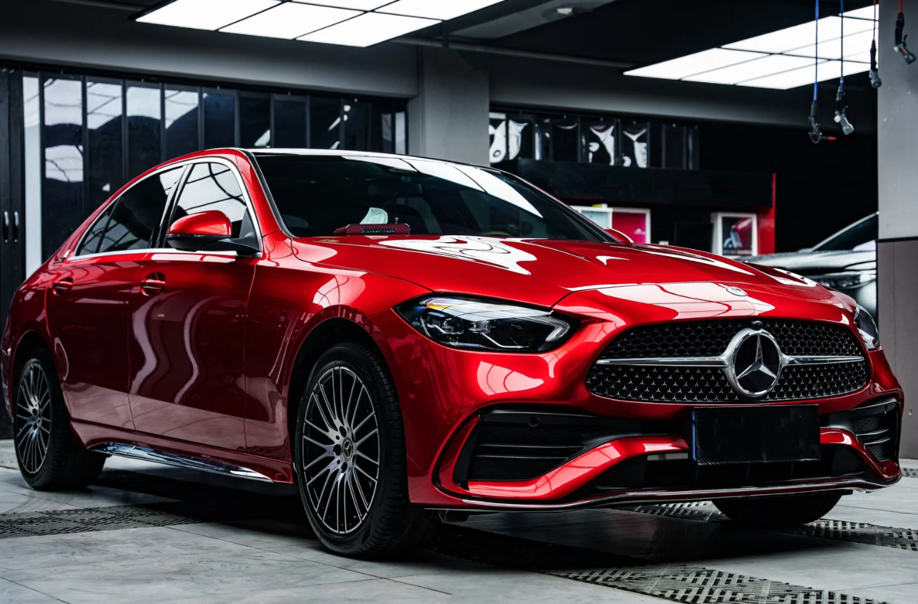 Gloss Metallic Cherry Red Car Vinyl Wrap review Miguel 02