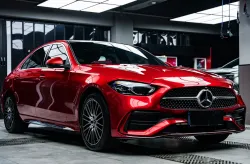 Gloss Metallic Cherry Red Car Vinyl Wrap review 	Miguel 02