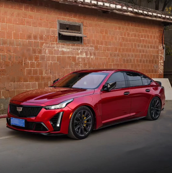 Gloss Metallic Cherry Red Car Vinyl Wrap review 2