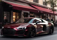 Gloss Metallic Black Rose Car Vinyl Wrap review 2