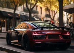 Gloss Metallic Black Rose Car Vinyl Wrap review 	George 02