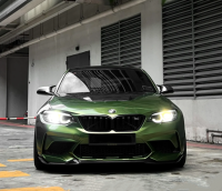 Gloss Metallic Mamba Green Car Vinyl Wrap review 0