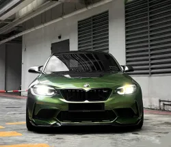 Gloss Metallic Mamba Green Car Vinyl Wrap review 	MJK 01
