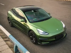Gloss Metallic Mamba Green Car Vinyl Wrap review 	mike sea 01