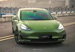 Gloss Metallic Mamba Green Car Vinyl Wrap review 	mike sea 02