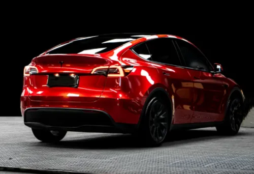 Gloss Metallic Vampire Red Car Vinyl Wrap review 