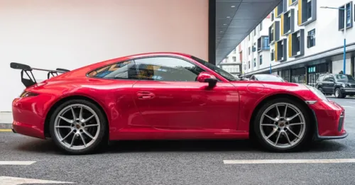 Gloss Metallic Vampire Red Car Vinyl Wrap review 