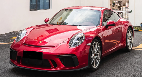 Gloss Metallic Vampire Red Car Vinyl Wrap review 2