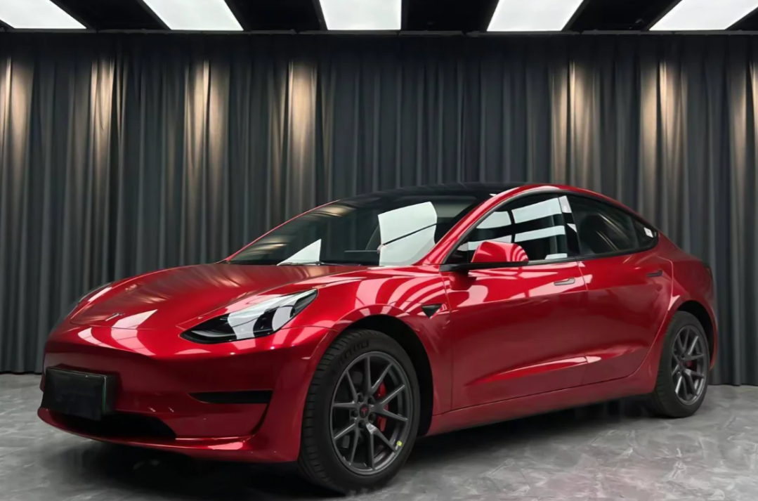 Gloss Metallic Vampire Red Car Vinyl Wrap review 2