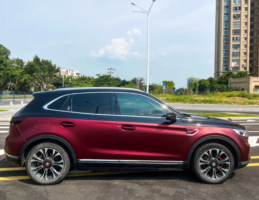  Liquid Metallic Dragon Blood Red Car Vinyl Wrap review 1