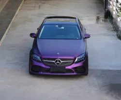Matte Metallic Purple Car Vinyl Wrap review 	Chet