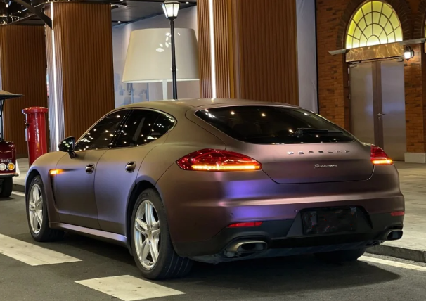 Matte Metallic Purple Car Vinyl Wrap review Maneval 01