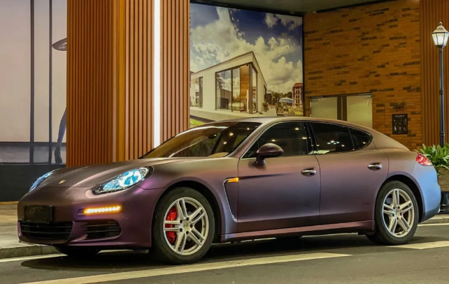 Matte Metallic Purple Car Vinyl Wrap review Maneval 03