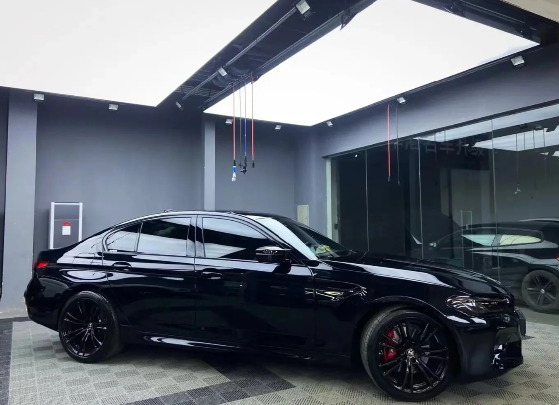 Super Gloss Piano Black Car Vinyl Wrap review 0