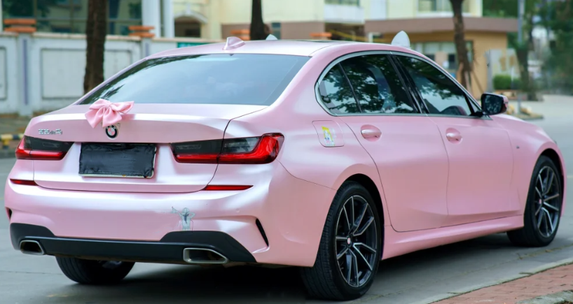 Matte Pure Metal Cherry Pink Car Vinyl Wrap review Edelstein 01