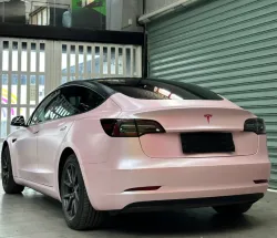 Matte Pure Metal Cherry Pink Car Vinyl Wrap review 	tony a. wooten 04